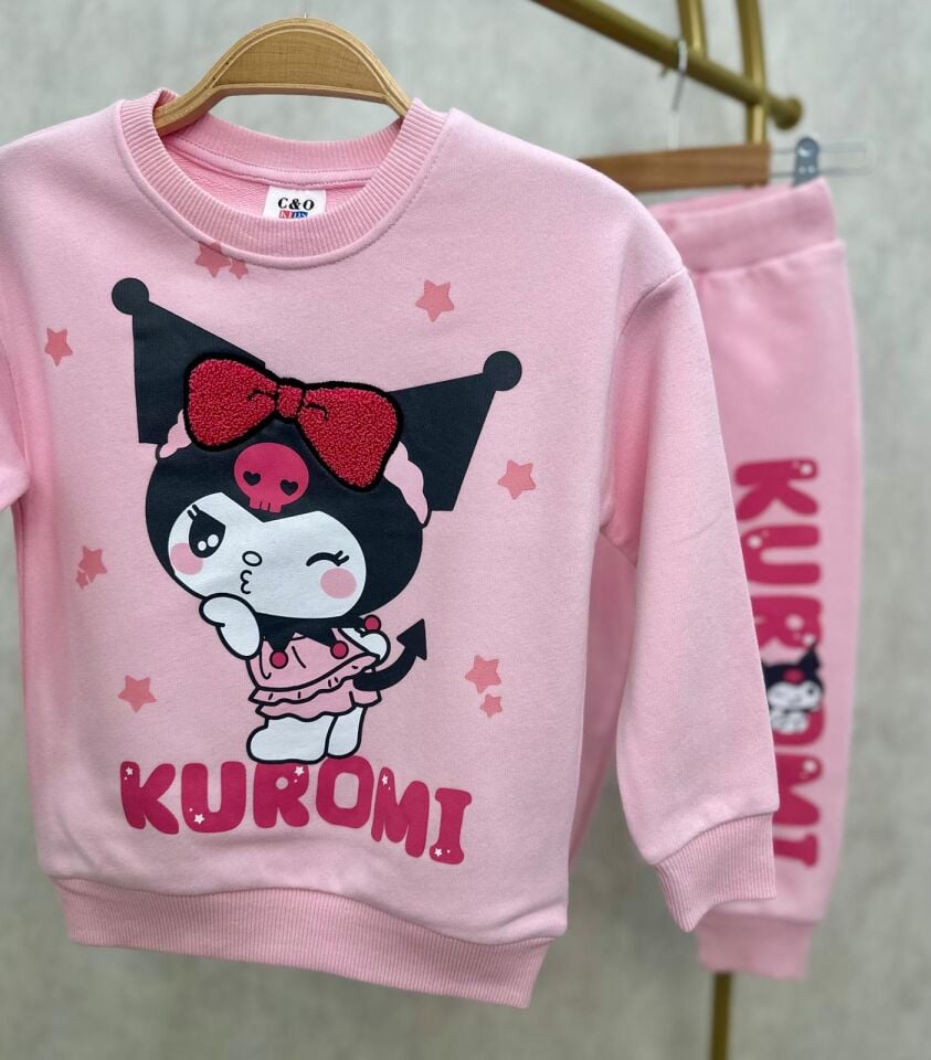 3 İplik Fırçalı Kuromi Takım