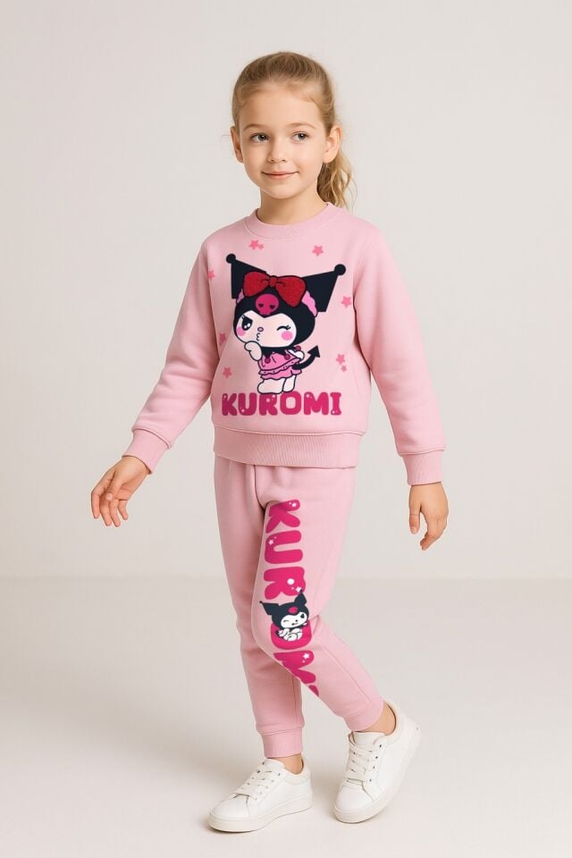 3 İplik Fırçalı Kuromi Takım