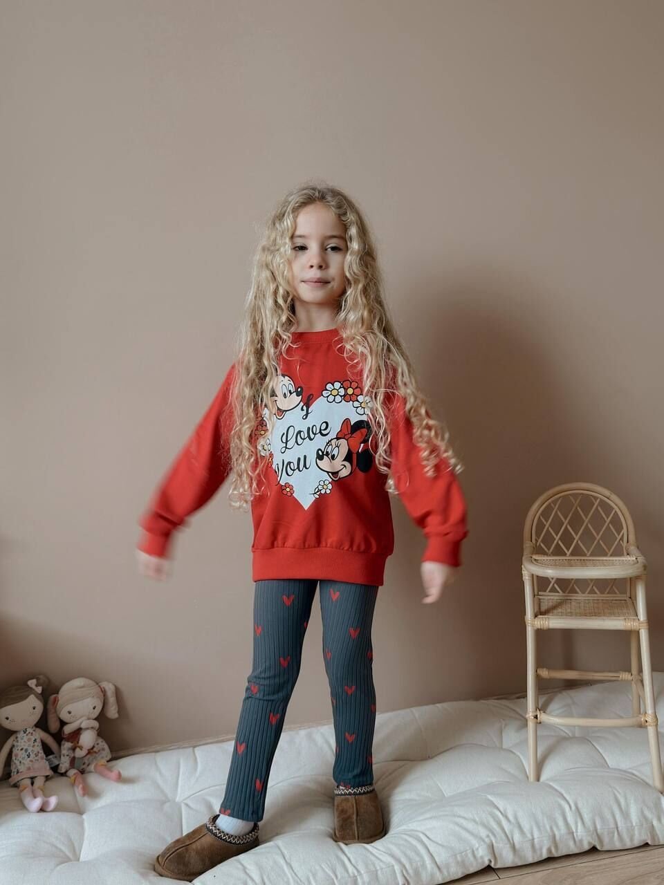 2 ip Minnie kırmızı takım