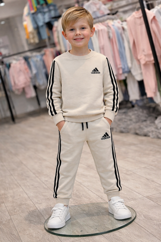 3 İplik Şardonlu Takım(8yaş14yaş)(Bej)