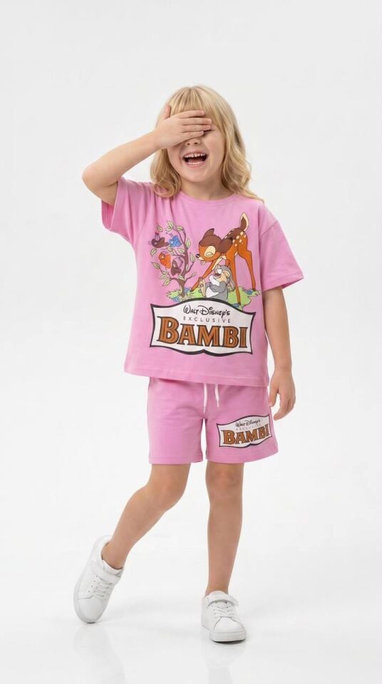 Bambi açık pembe takım