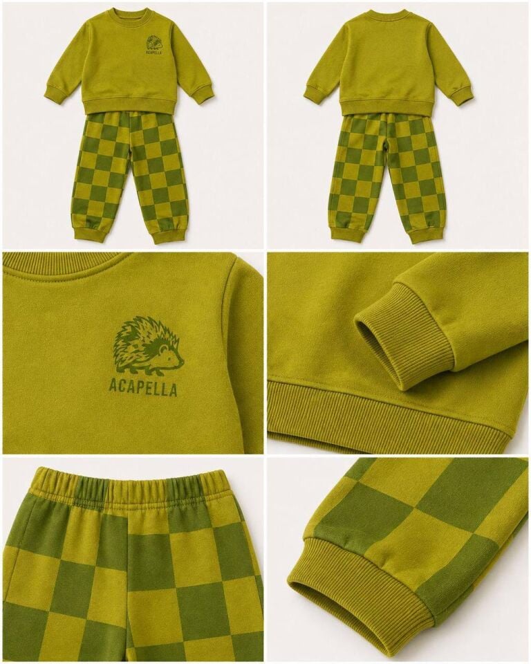 3 İplik Fırçalı Kumaş Takım