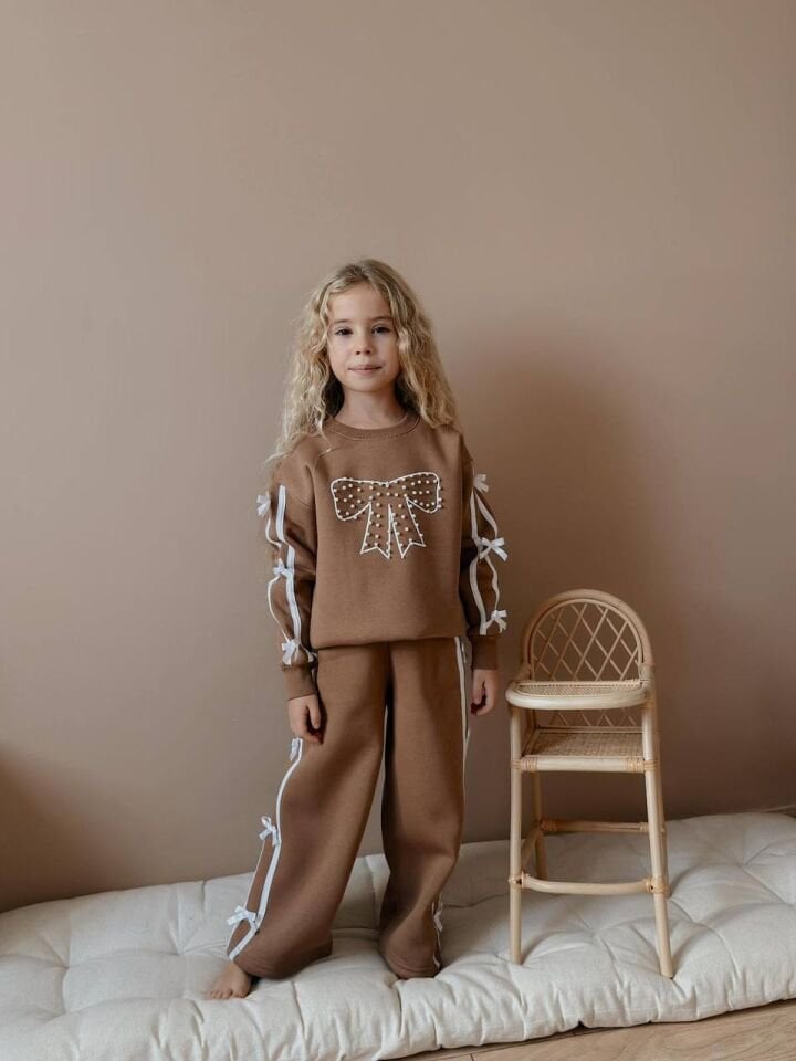 3 ip Şardonlu kahve takım