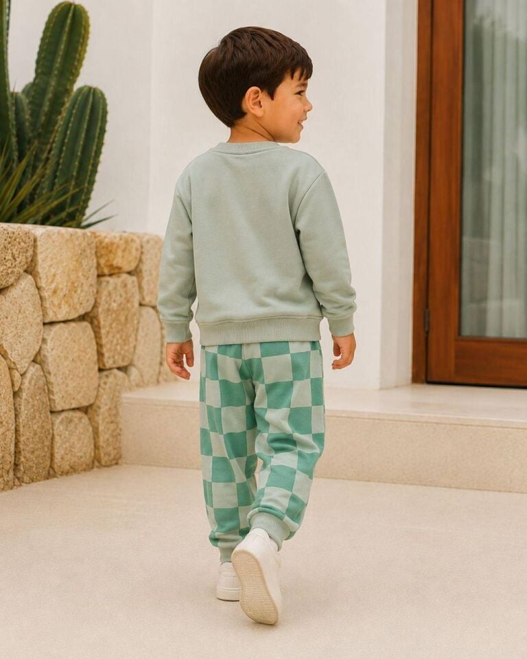 3 İplik Fırçalı Kumaş Takım