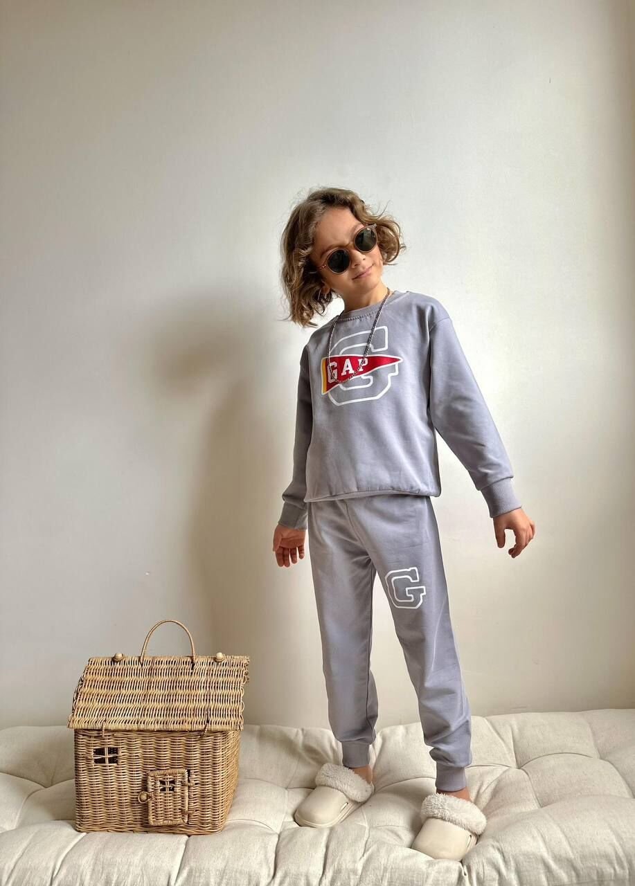 2 İplik Gap Gri Takım