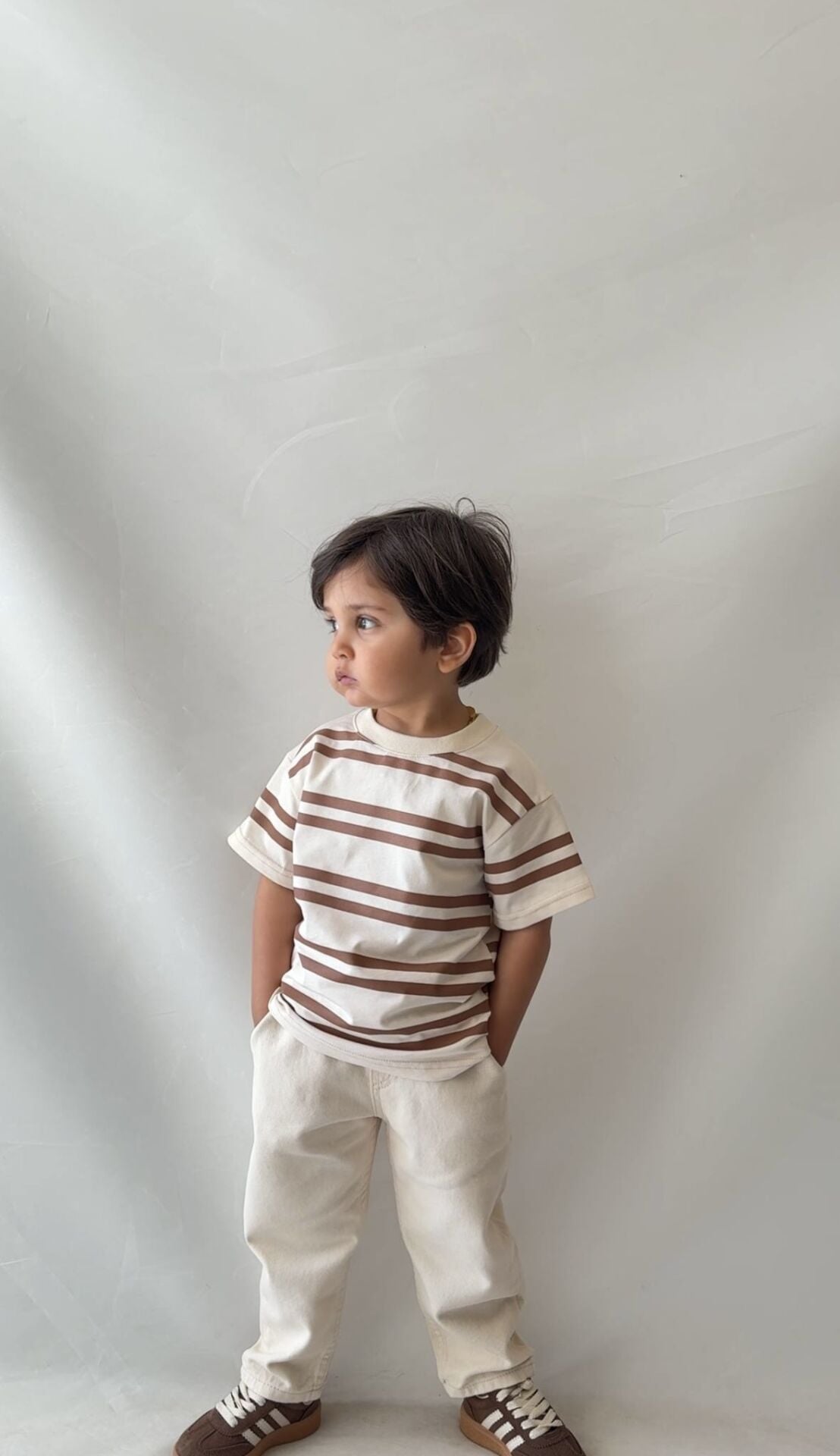 Gabardin pantolonlu takım