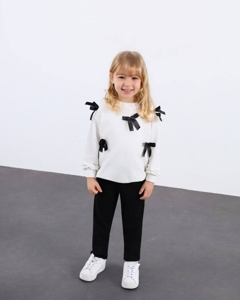 2 İplik Kurdela Desenli Takım