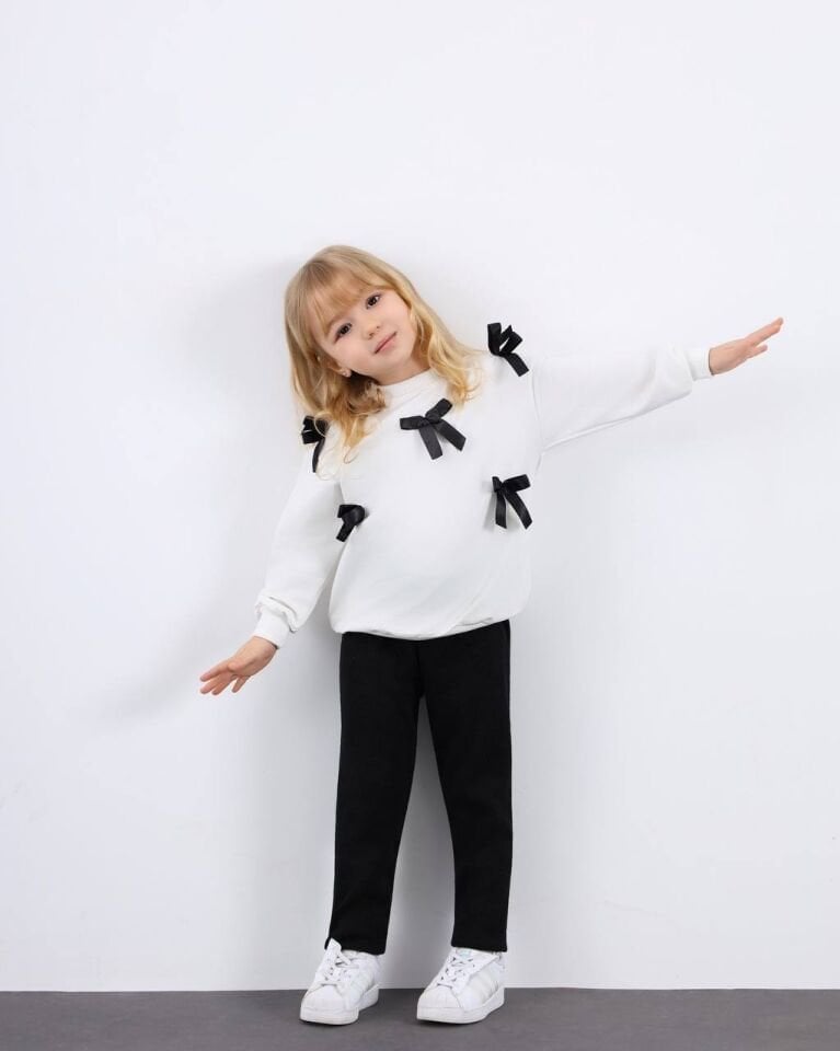 2 İplik Kurdela Desenli Takım