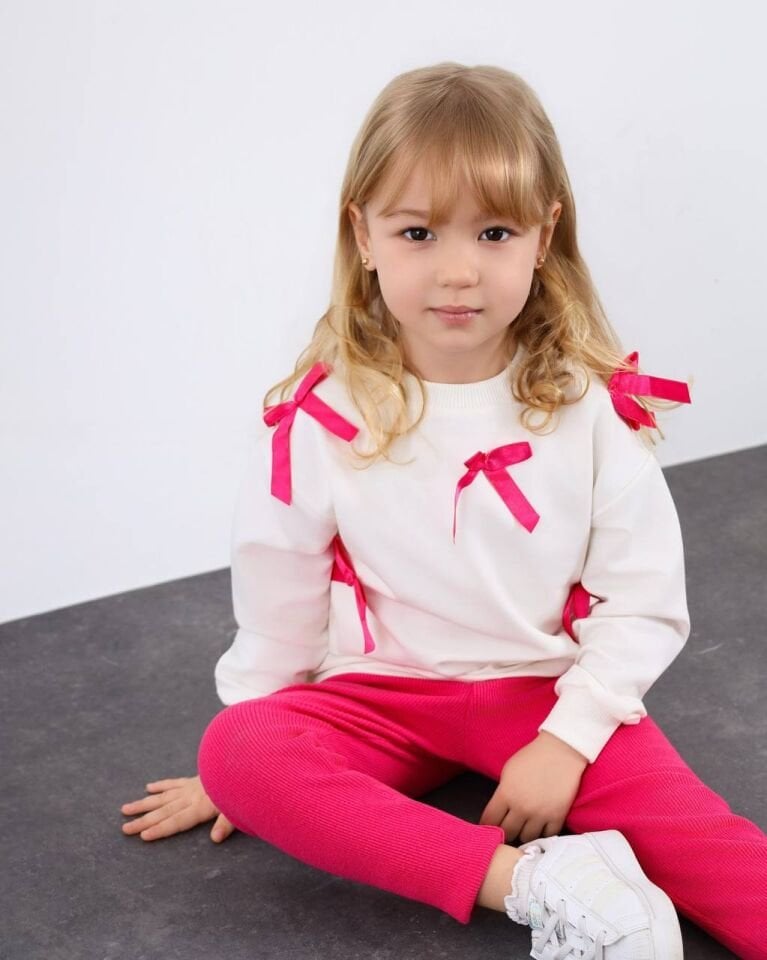 2 İplik Kurdela Desenli Takım