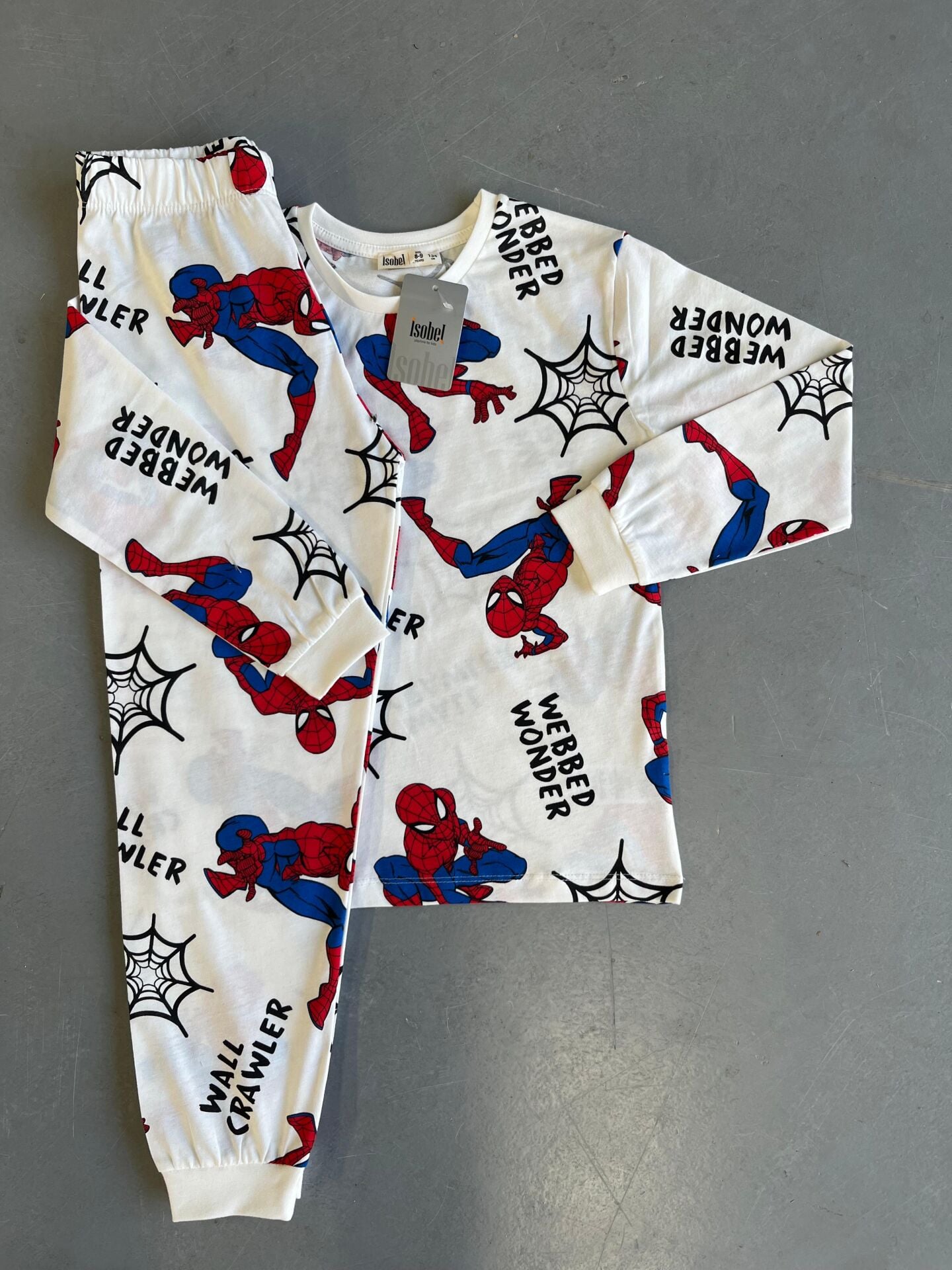 Spiderman Desenli Pijama Takım