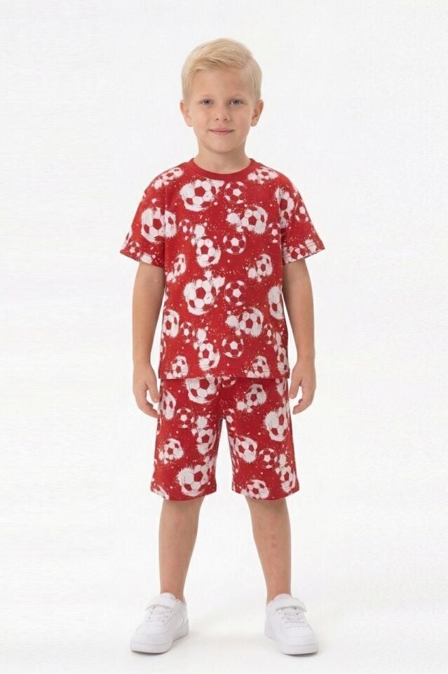 Desenli Pijama Takımı