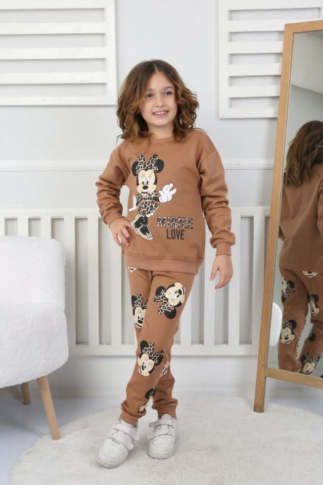 2 İplik Şardonlu Minnie Takım