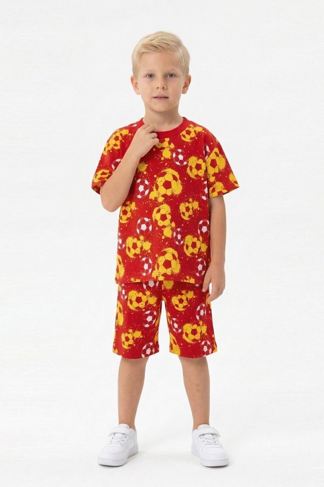 Desenli Pijama Takımı