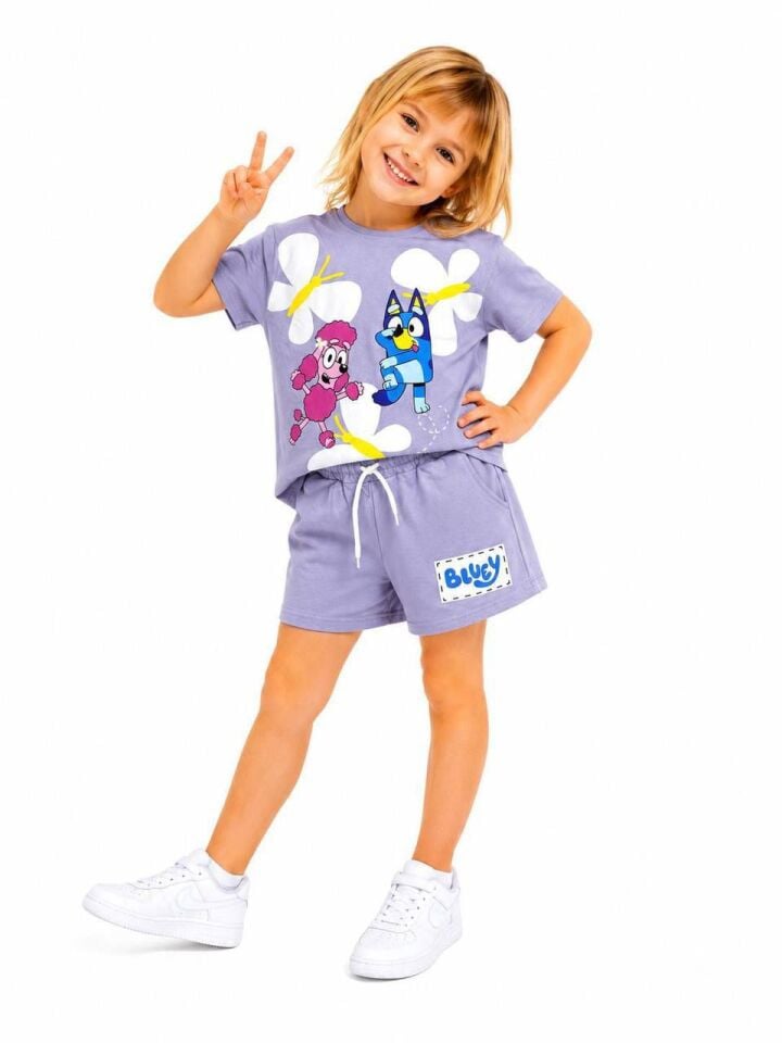 Bluey Şortlu Takım