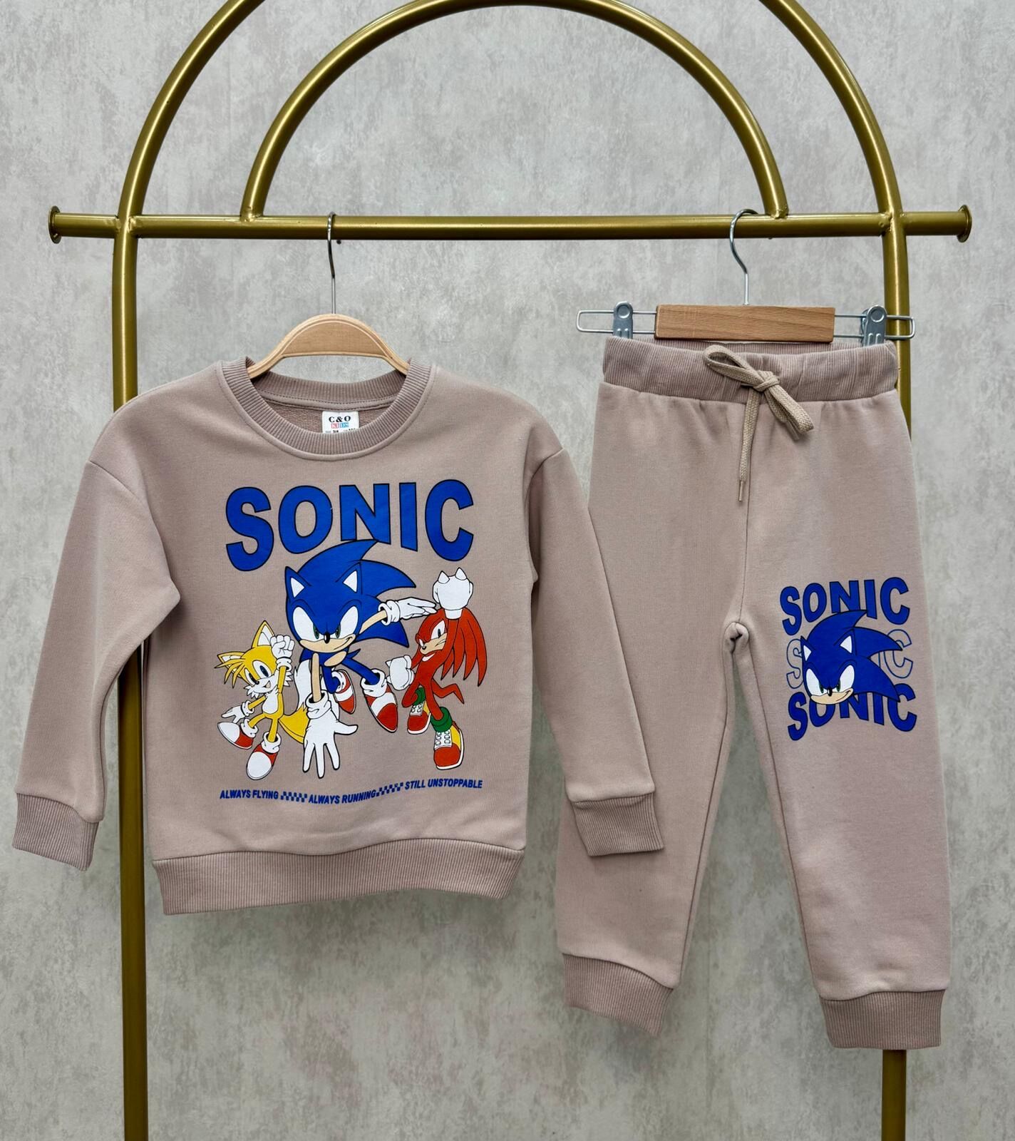 3 İplik Fırçalı Kumaş Sonic Takım