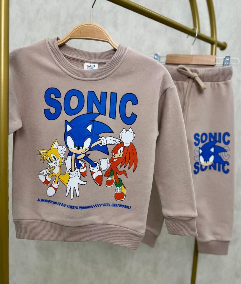 3 İplik Fırçalı Kumaş Sonic Takım