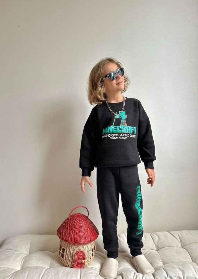 3 İplik Şardonlu Minecraft Takım