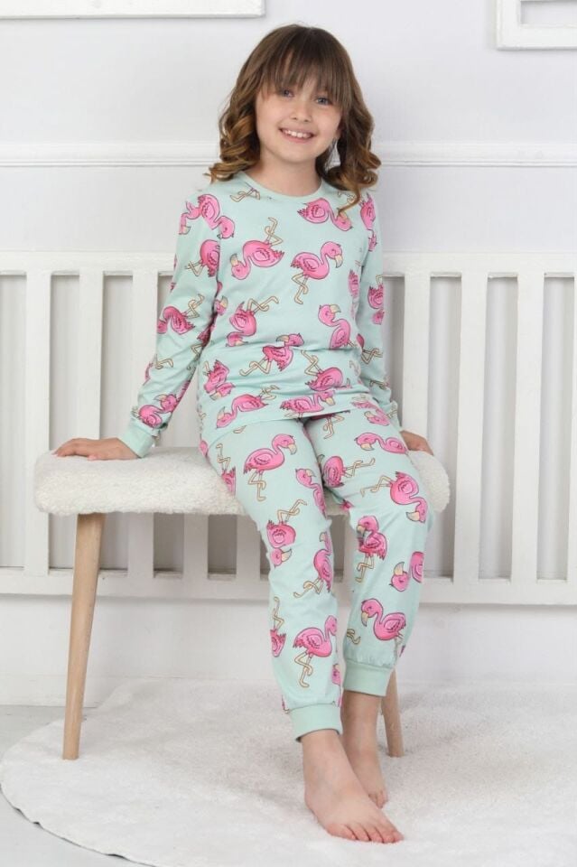 Desenli Pijama Takımı