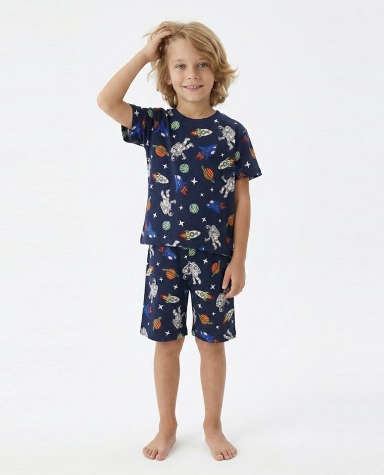 Uzay Desenli pijama takımı (8-13 yaş)
