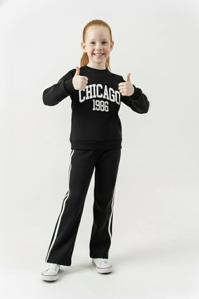 3 İplik Şardonlu Chıcago Takım