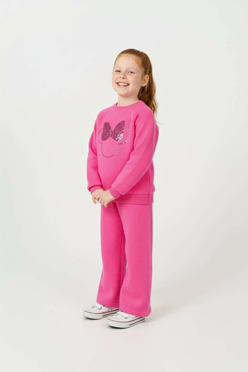 3 İplik Şardonlu Minni Mouseli Taşlı Takım