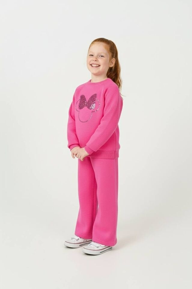 3 İplik Şardonlu Minni Mouseli Taşlı Takım