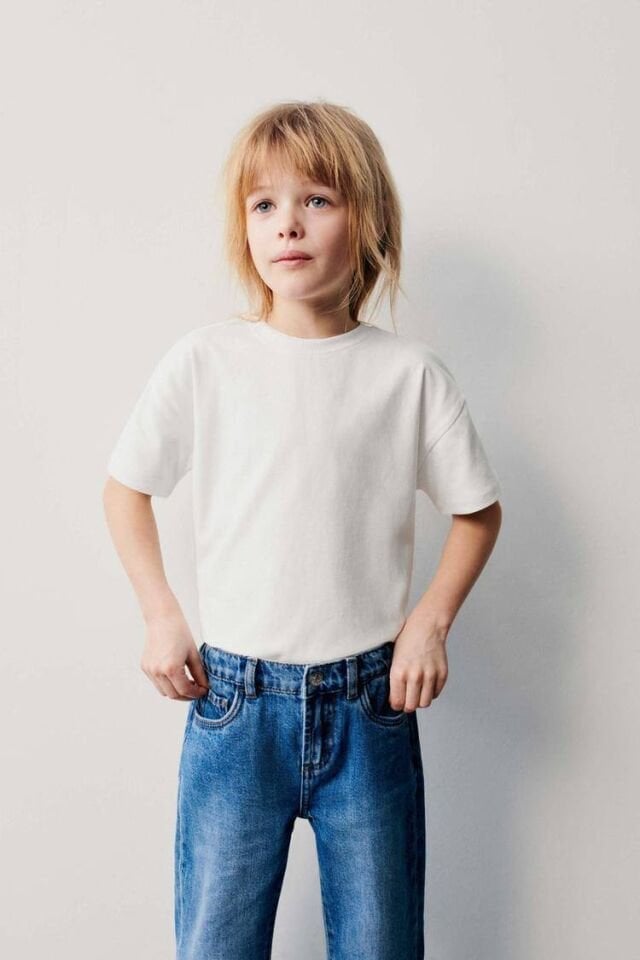 Beyaz Kısa Kollu Tişört