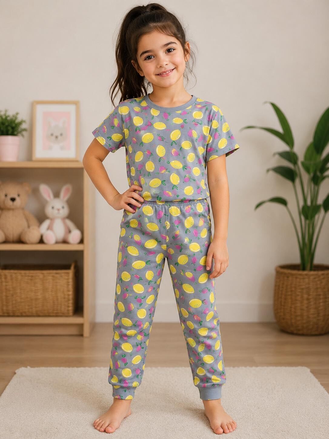 Limon Desenli pijama takımı (8-13 yaş)