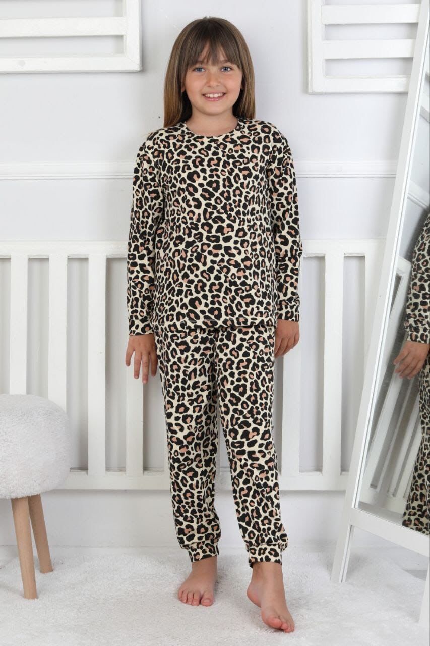 Leopar Pijama Takımı ( 8-13 yaş)