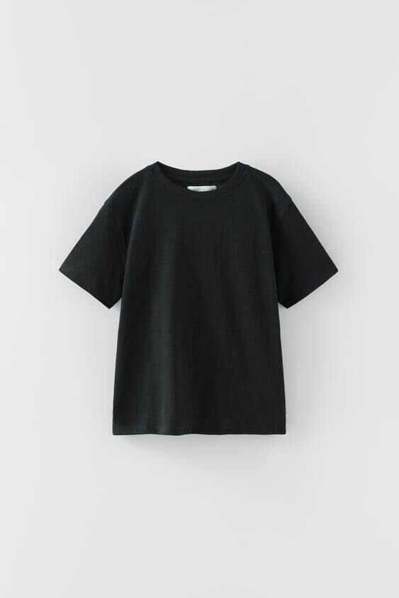 Siyah Kısakollu Tişört
