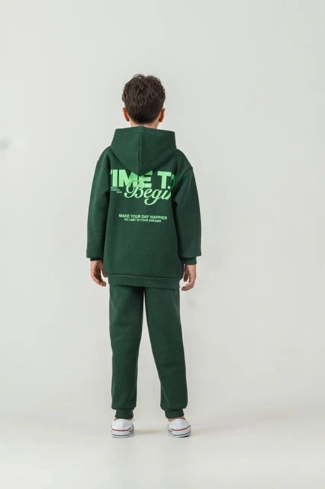 3 İplik Şardonlu Kapüşonlu Takım(9-14YAŞ)