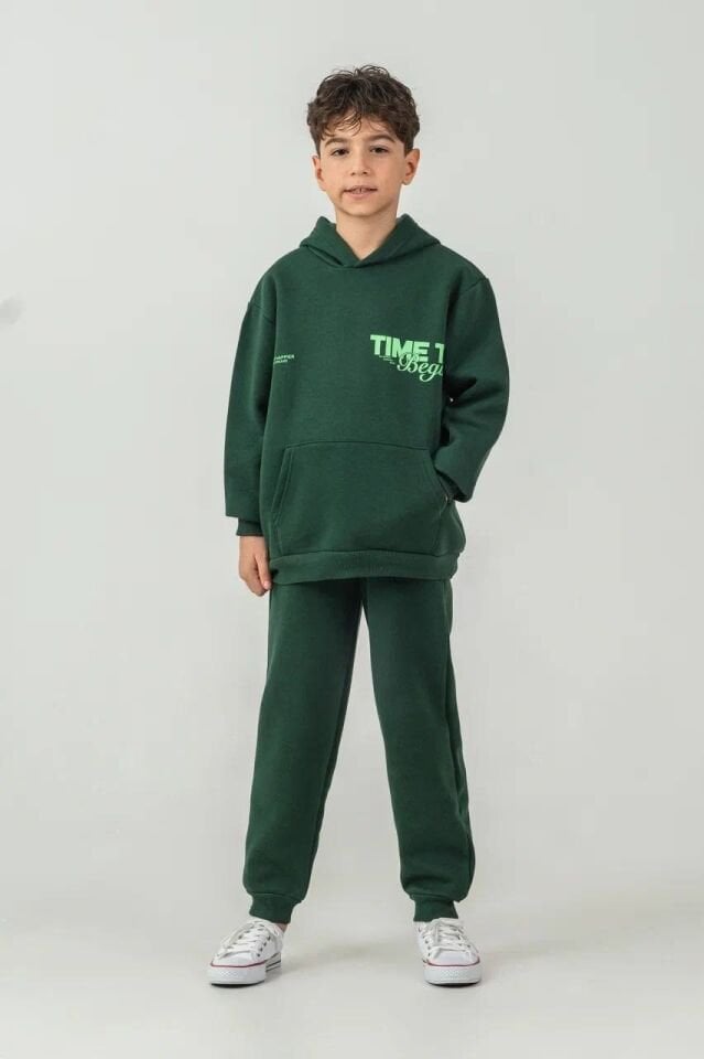 3 İplik Şardonlu Kapüşonlu Takım(9-14YAŞ)