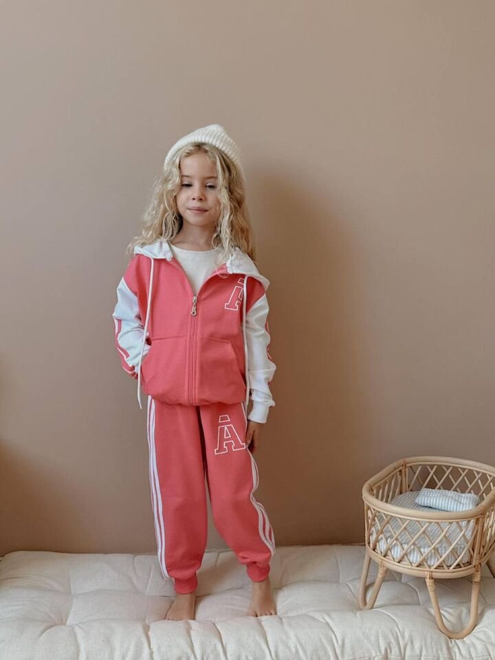 2 ip fermuarlı takım (5-14 yaş)