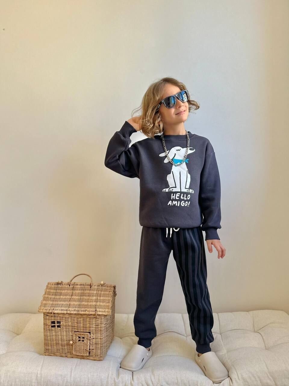 3 İplik Şardonlu Hello Amıgo Takım