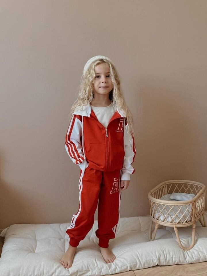 2 ip fermuarlı takım (5-14 yaş)