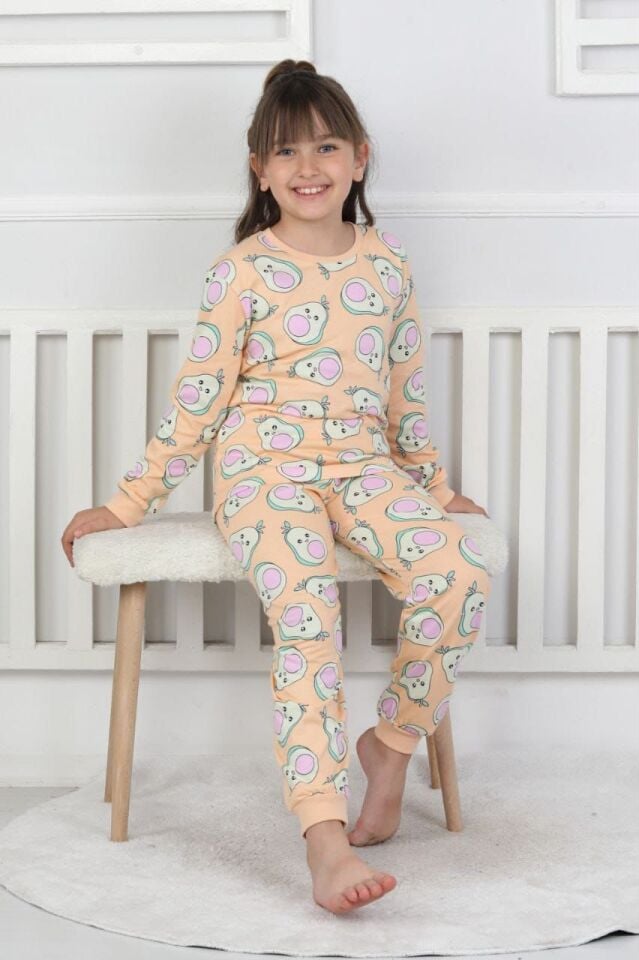 Desenli Pijama Takımı