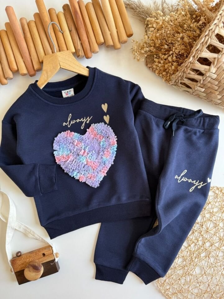 3 İplik Fırçalı Kumaş Takım