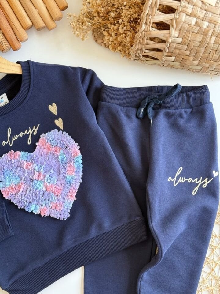 3 İplik Fırçalı Kumaş Takım