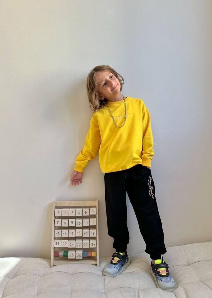 2 İplik Sarı Takım