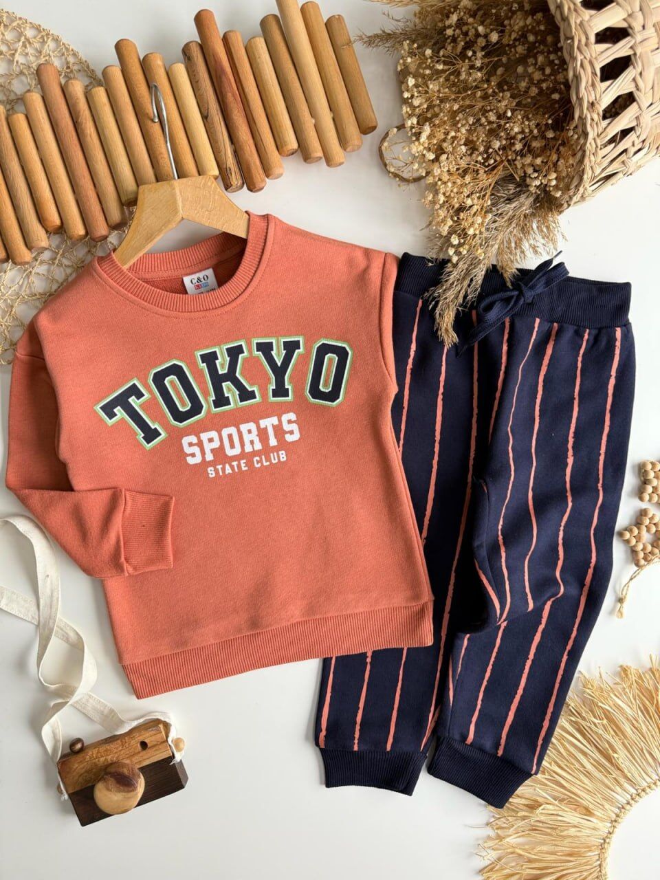 3 İplik Fırçalı Kumaş Tokyo Takım