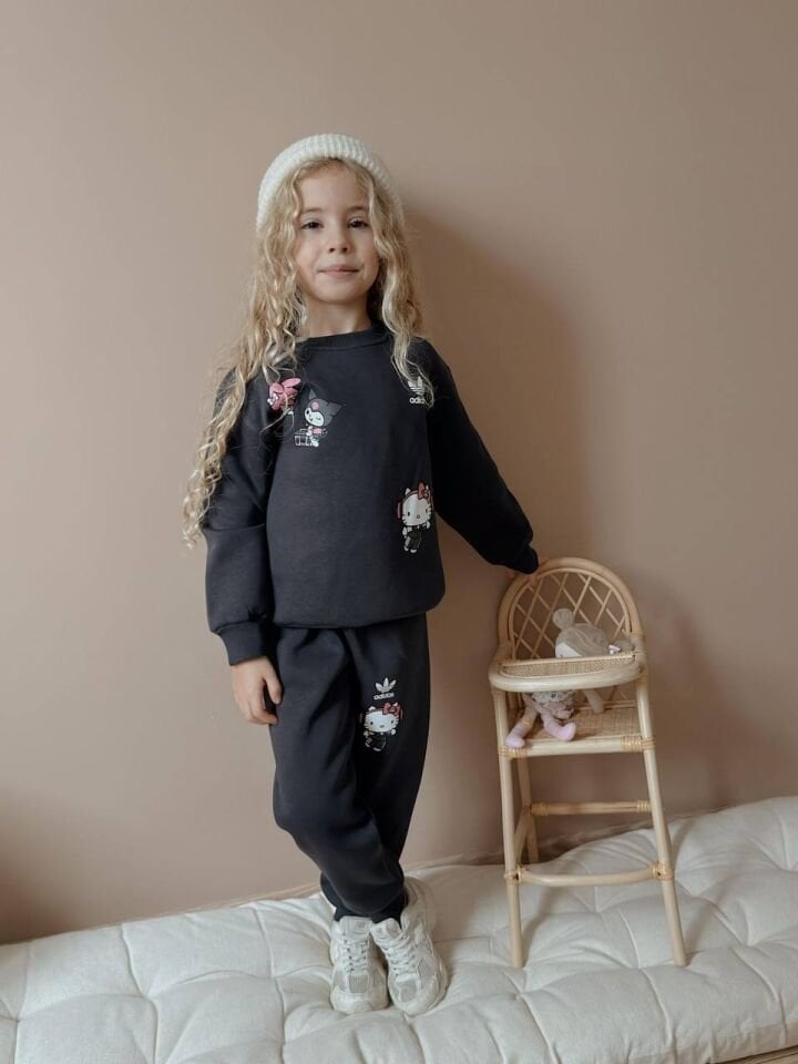 3 ip Şardonlu kuromi siyah