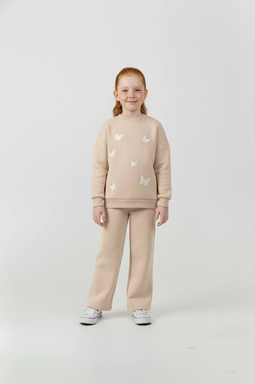 3 ip Şardonlu kelebek detaylı takım