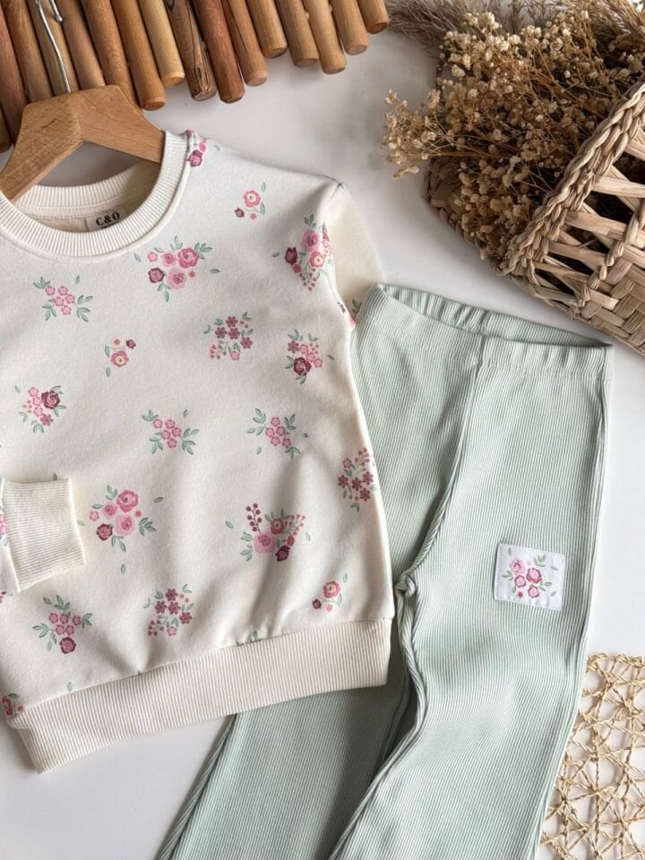 3 İplik Fırçalı Kumaş Takım