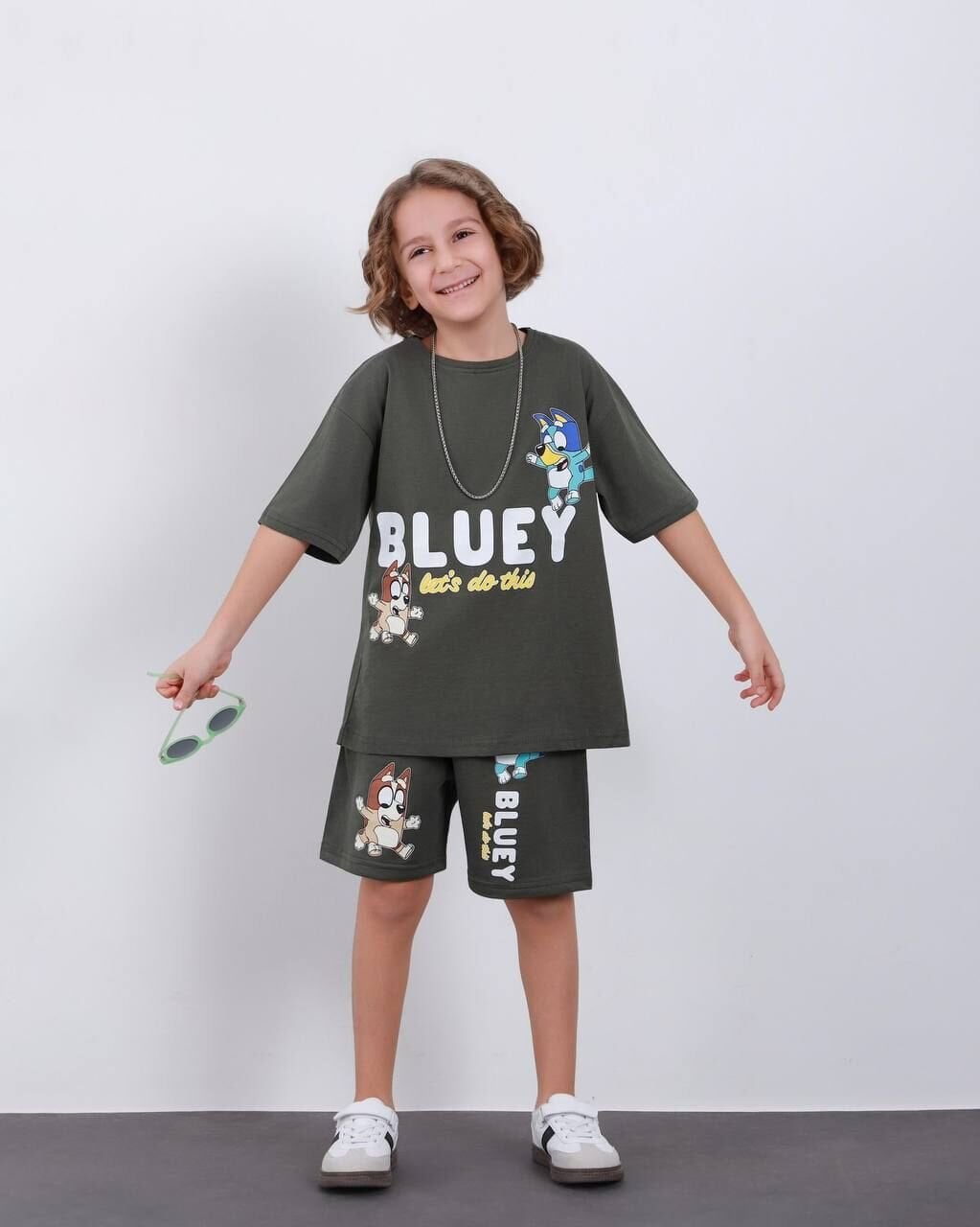 Bluey haki takım
