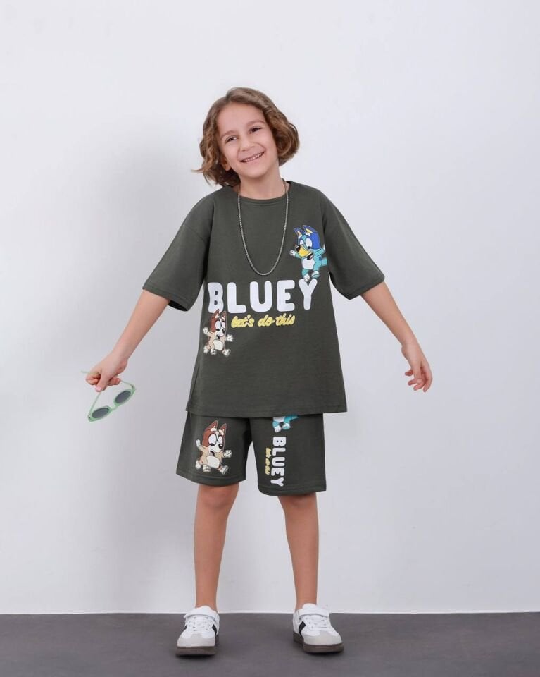 Bluey haki takım