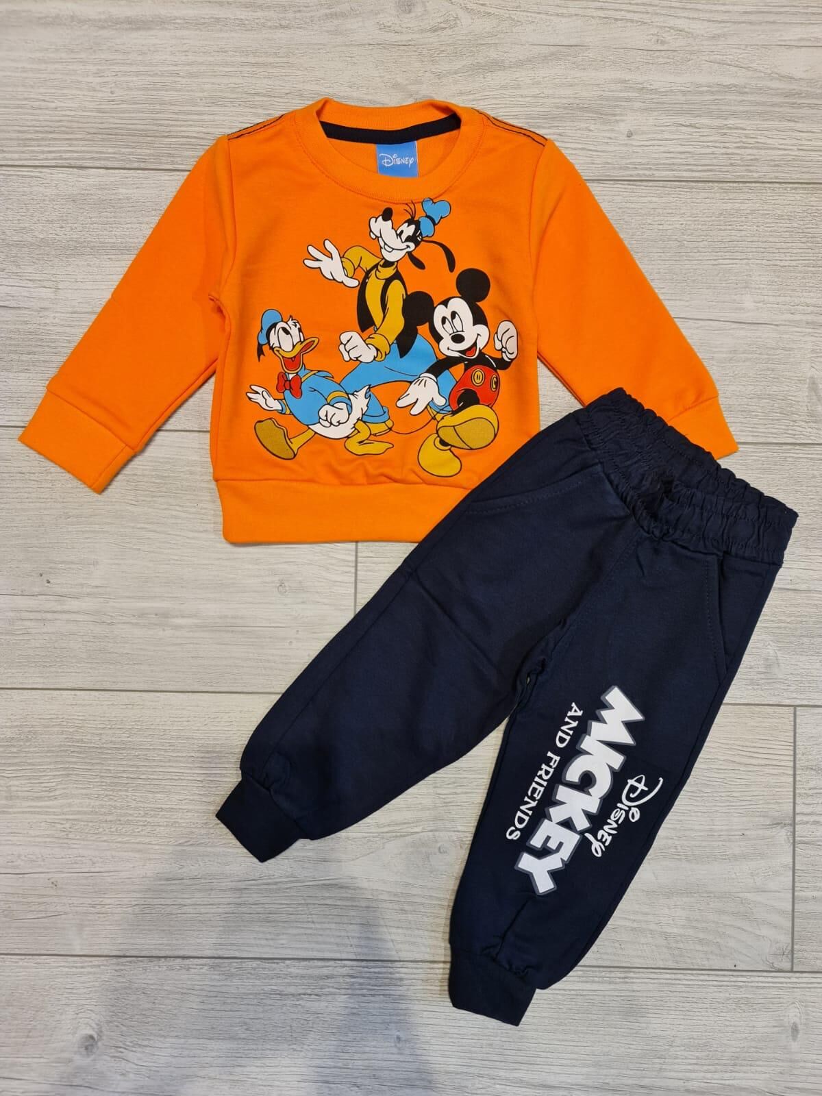 2 İplik Bebek Mickey & Friend Takım(9ay-3 Yaş)