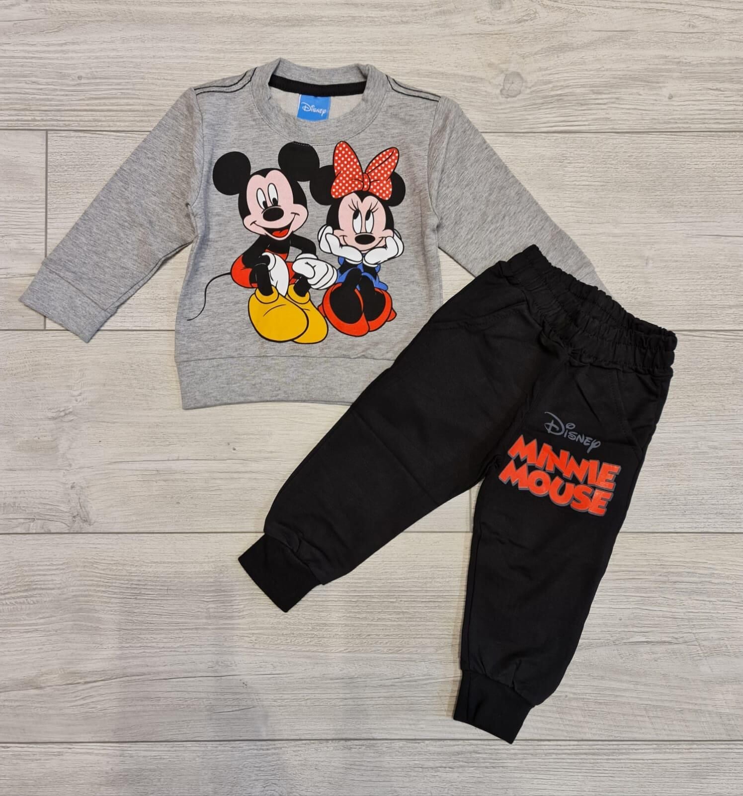 2 İplik Bebek Mickey Mouse Takım
