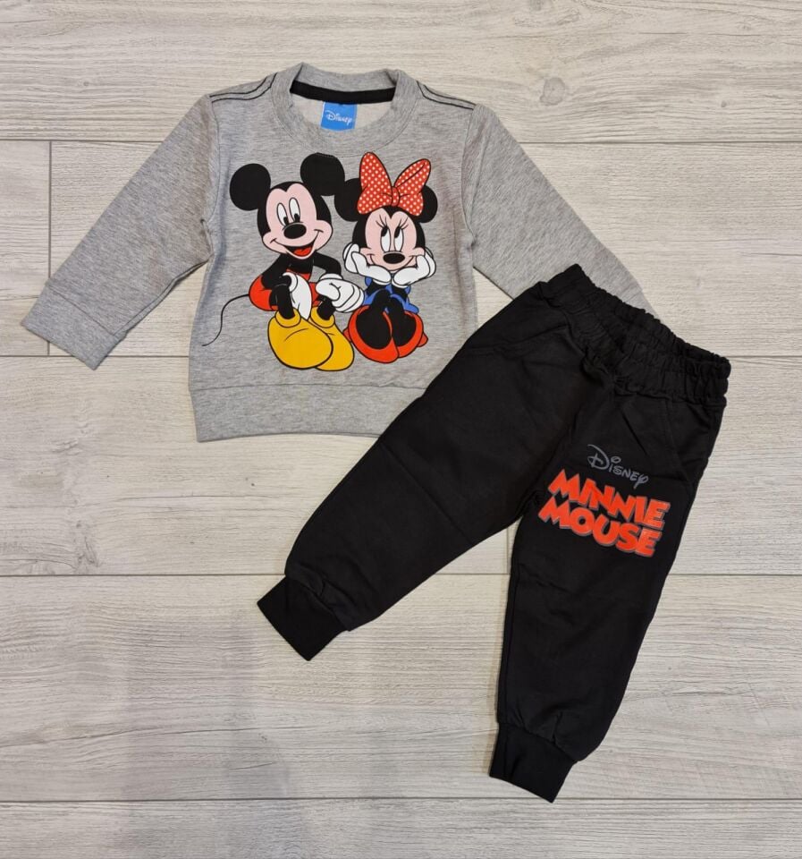 2 İplik Bebek Mickey Mouse Takım