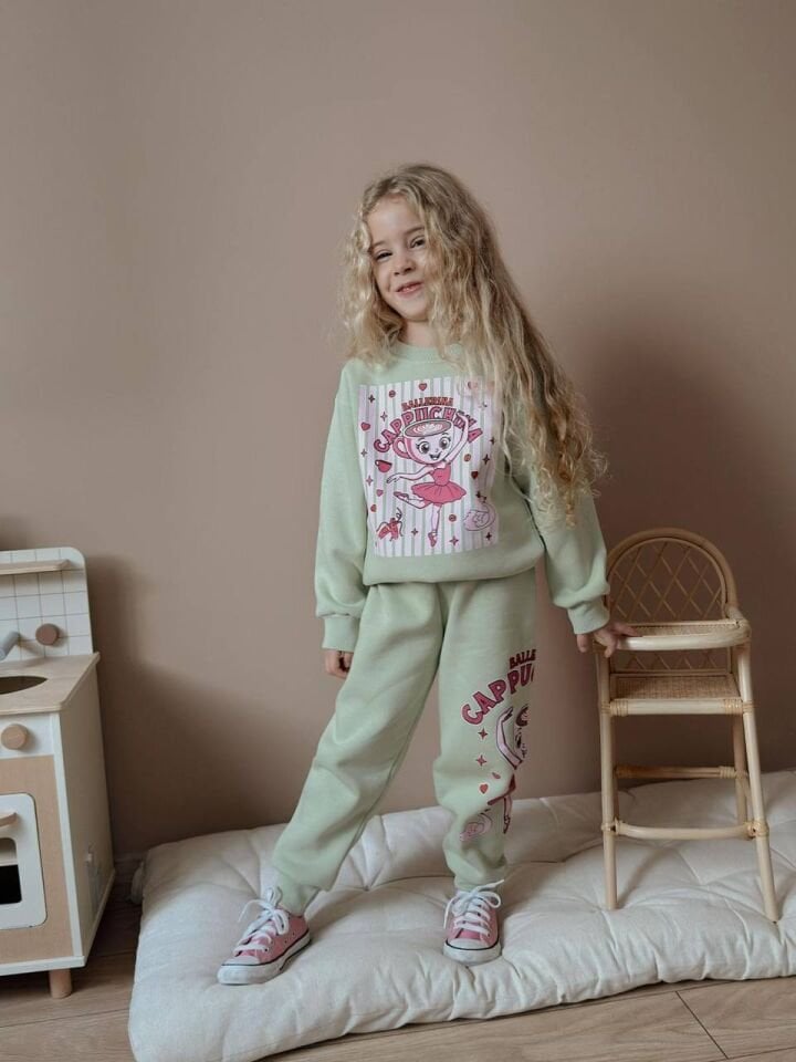 3 ip Şardonlu yeşil takım