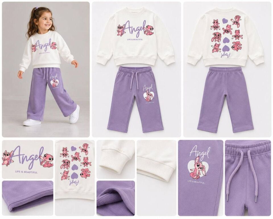 2 İplik Stick  Desenli Takım